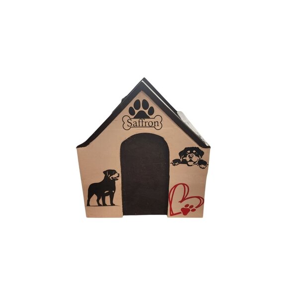 Personalized Dog Toy Storage Box - Designed from Reclaimed Wood - Picture 1 of 8